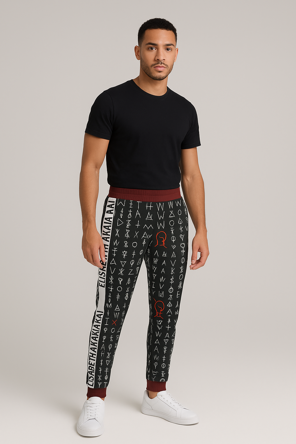: Bas de survêtement Boma, style sport chic et exclusif. Fabrication à la demande et finitions premium pour un look contemporain.