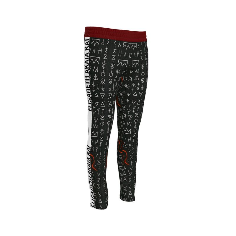 Pantalon de survêtement Boma, coupe moderne et imprimé artistique. Détails exclusifs et design éthique signé Élisabeth Akaïa Kaï.