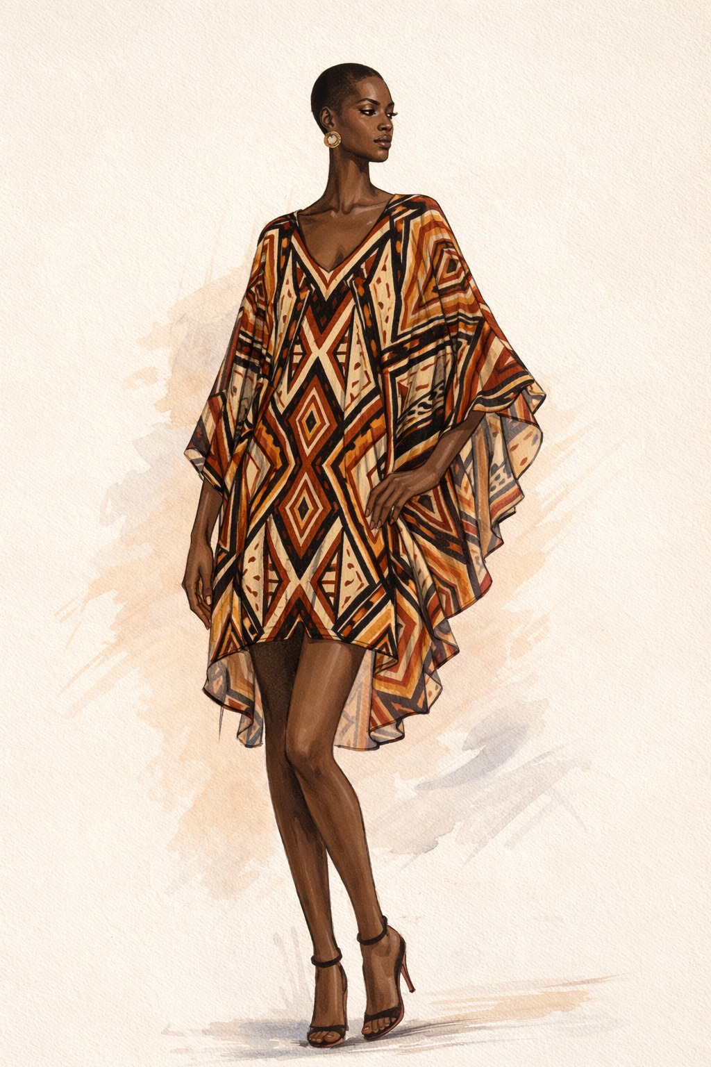 NYARA — Collection Solaire | Caftans & Pièces de Luxe Artistique