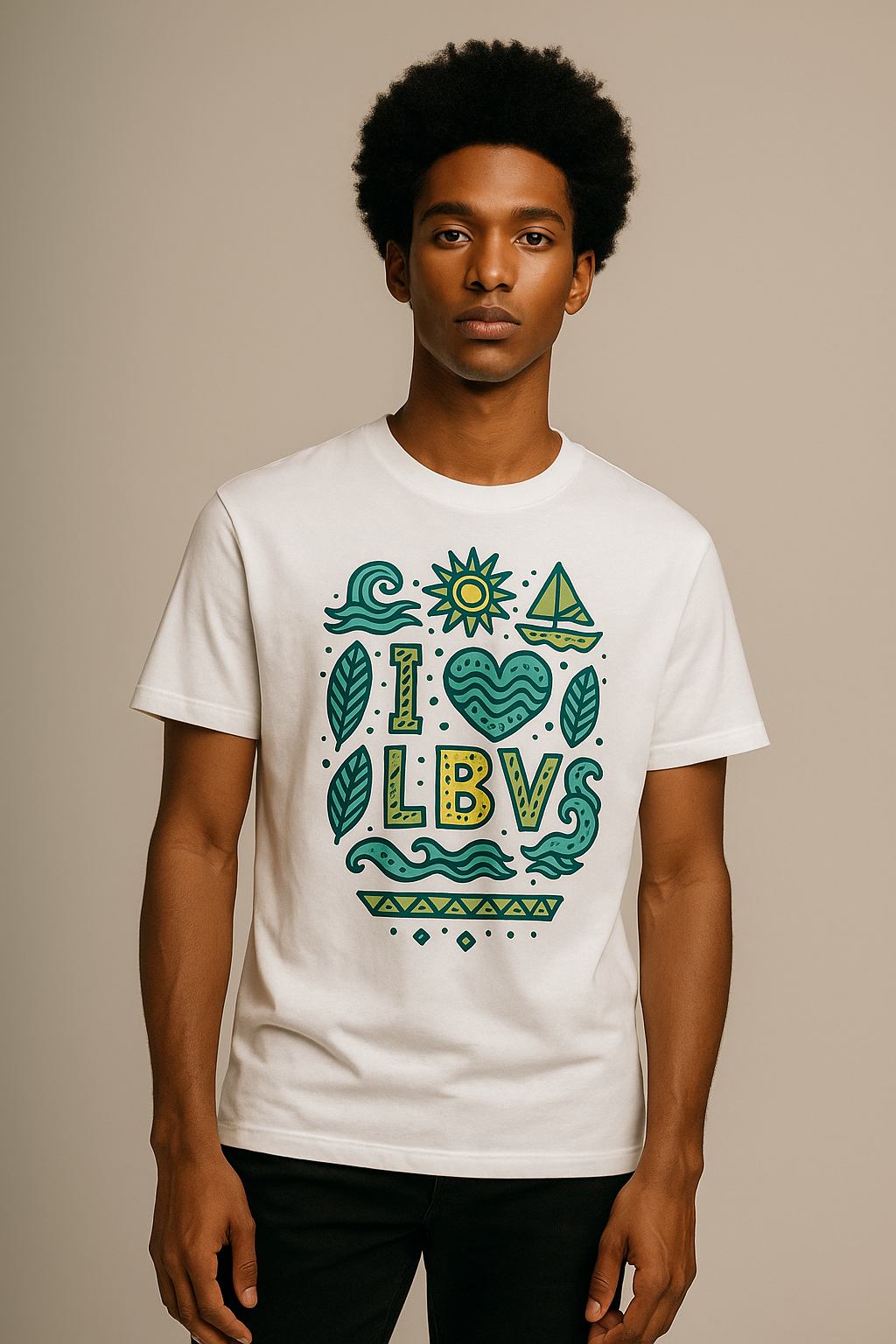 T-shirt « Mèva » – Collection Libreville Royal