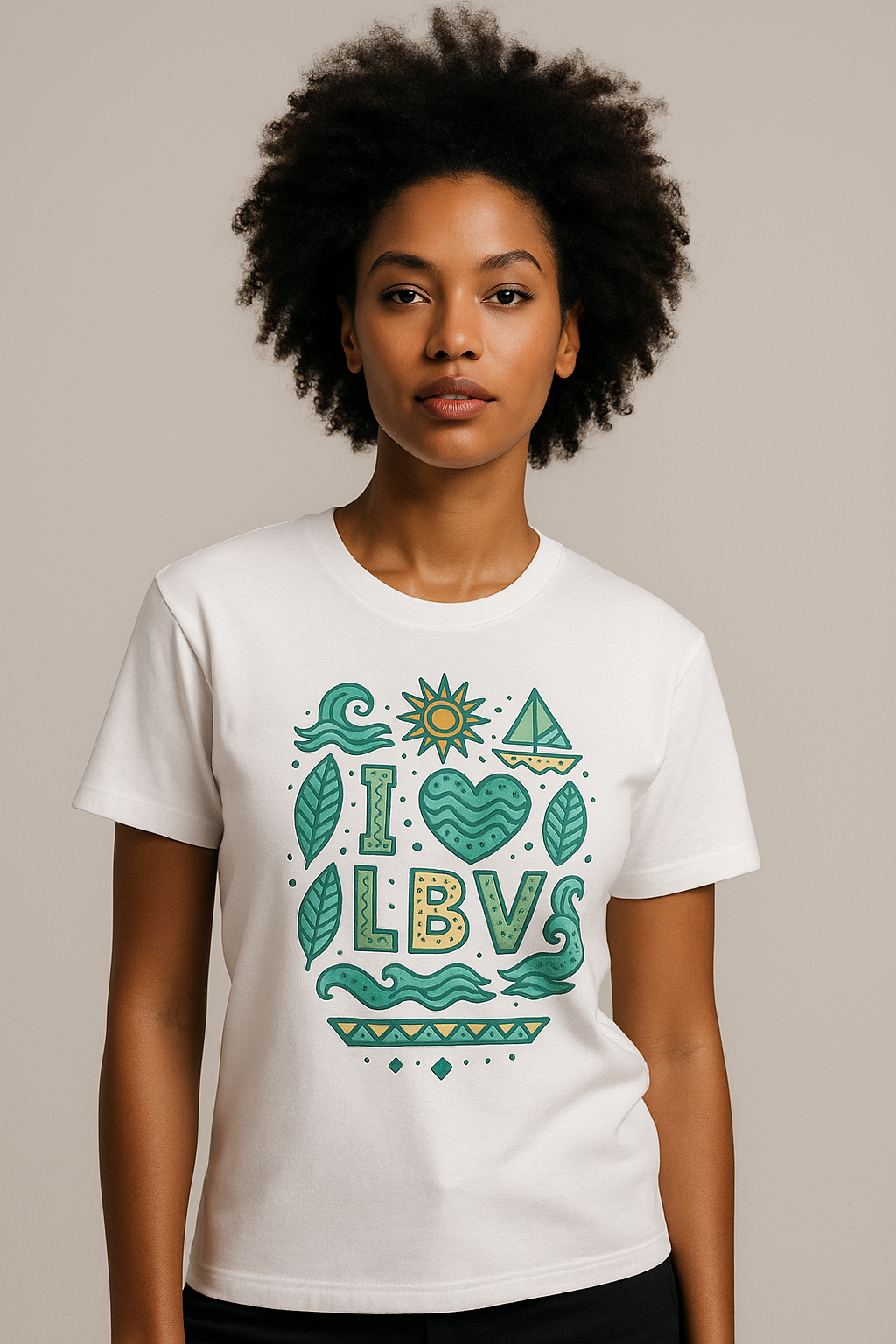 T-shirt « Mèva » – Collection Libreville Royal
