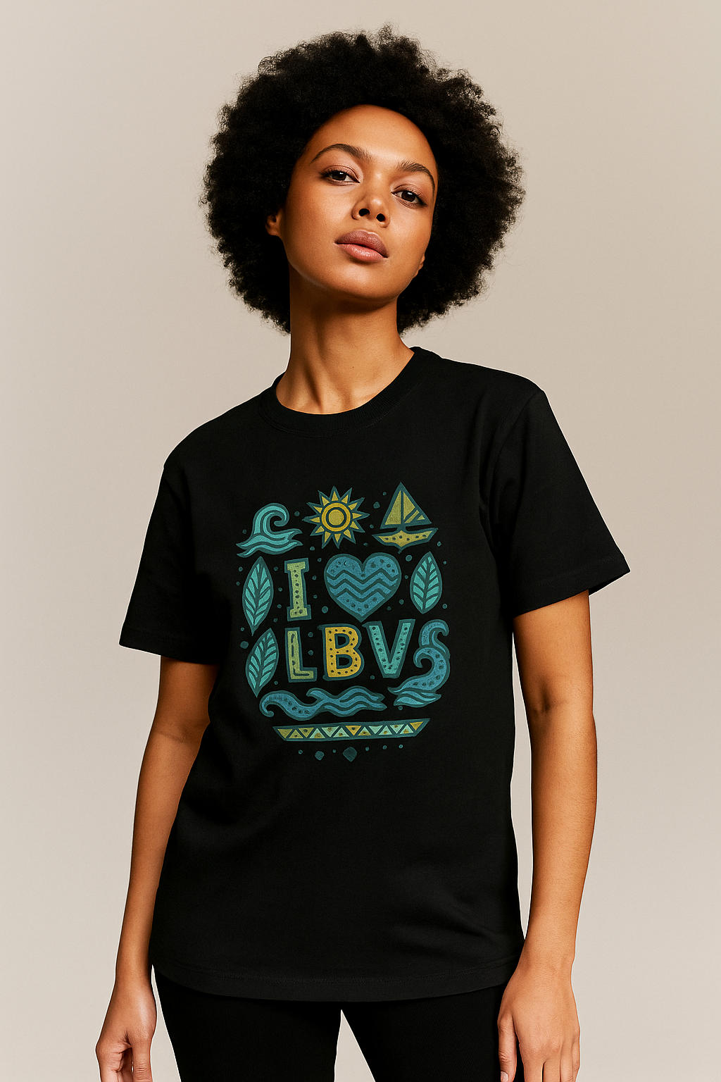 T-shirt « Mèva » – Collection Libreville Royal