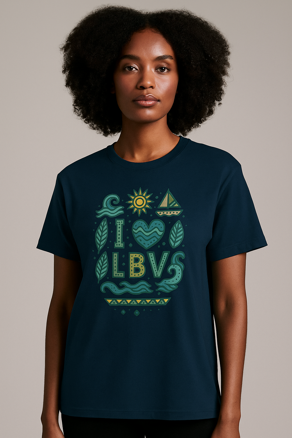 T-shirt « Mèva » – Collection Libreville Royal