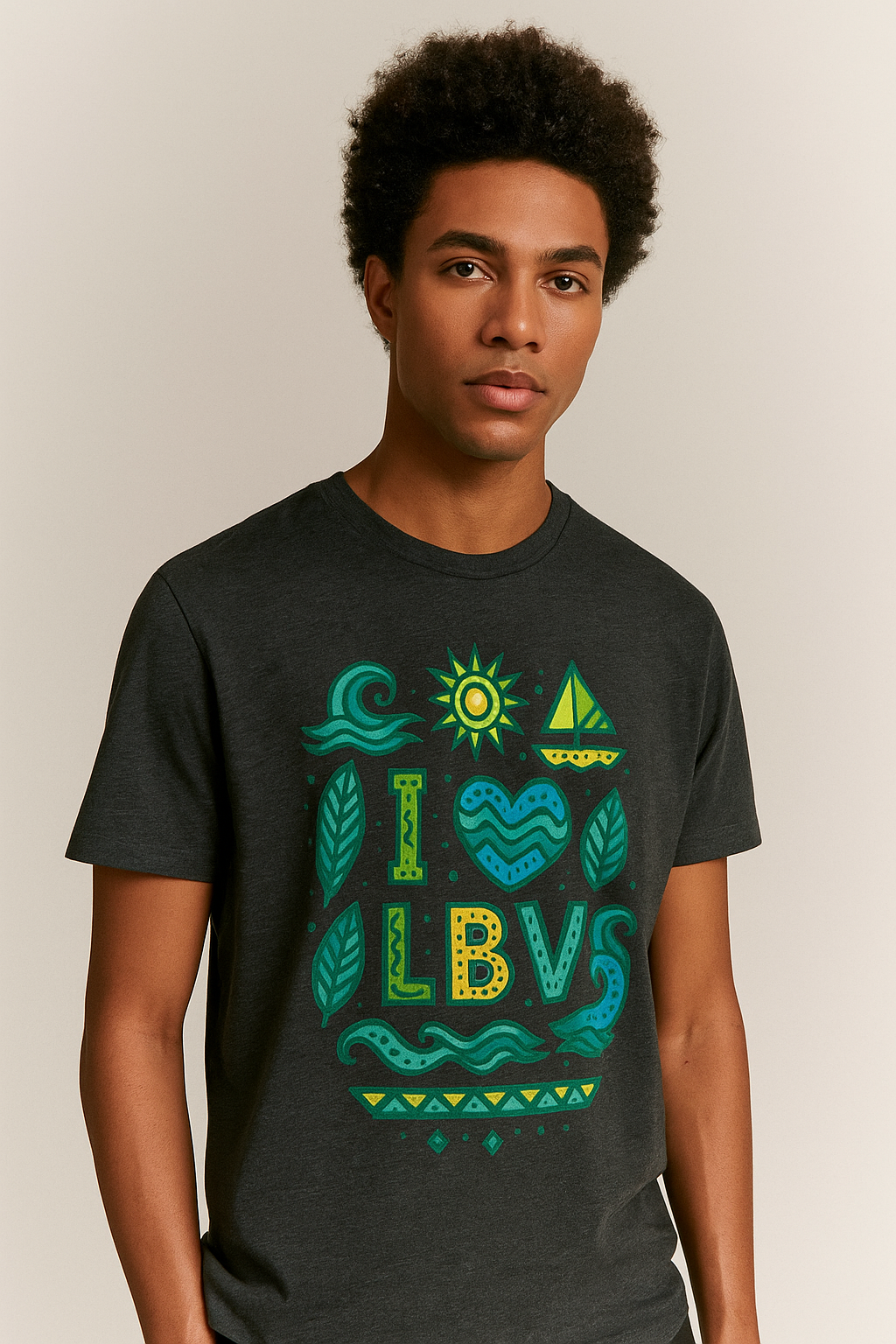 T-shirt « Mèva » – Collection Libreville Royal