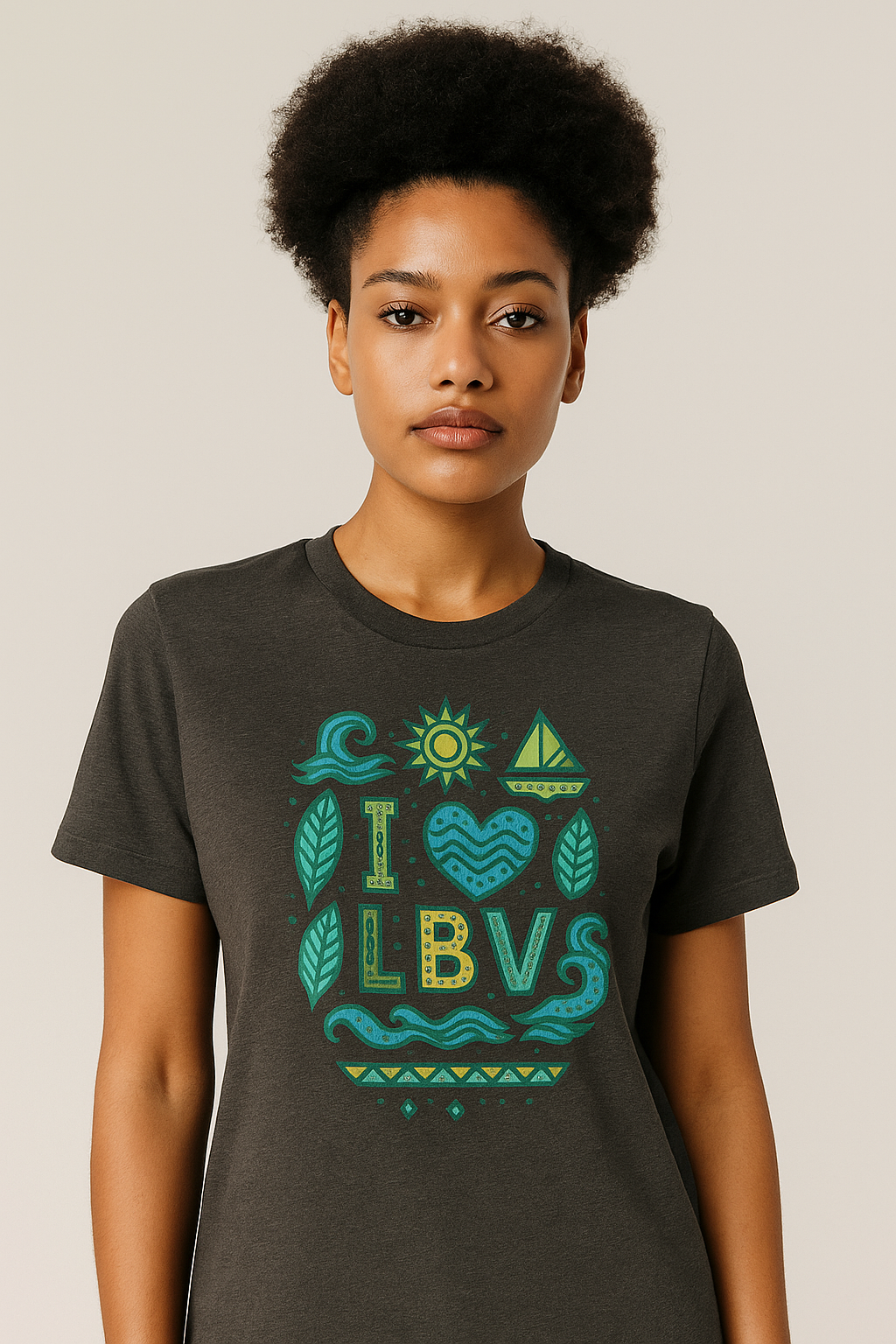T-shirt « Mèva » – Collection Libreville Royal