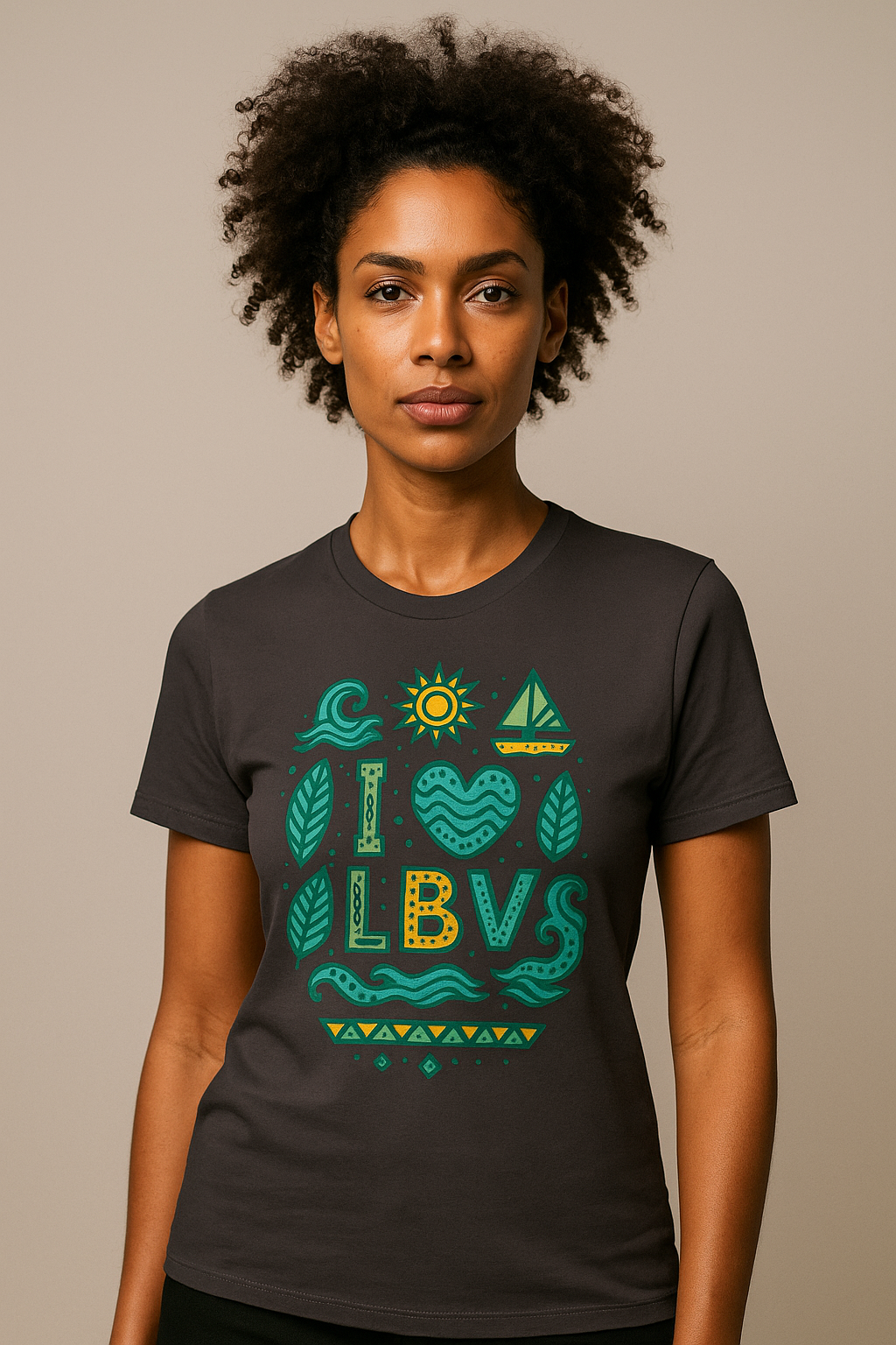 T-shirt « Mèva » – Collection Libreville Royal