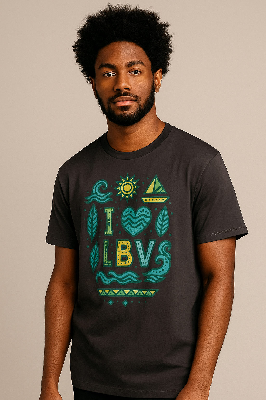 T-shirt « Mèva » – Collection Libreville Royal