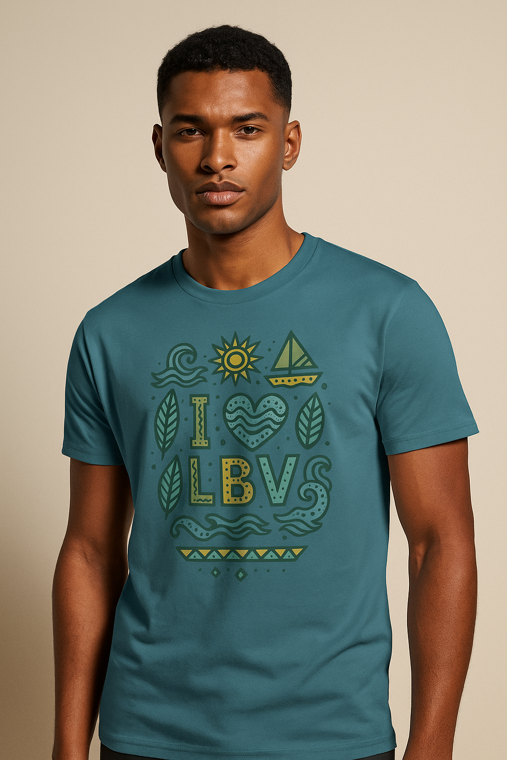 T-shirt « Mèva » – Collection Libreville Royal