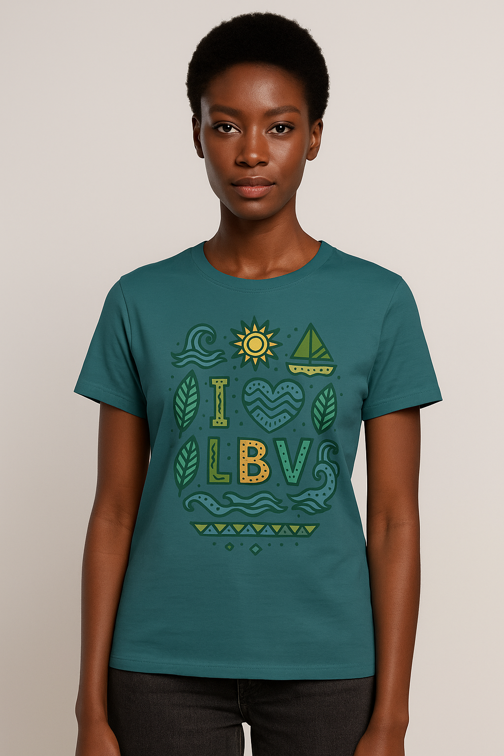 T-shirt « Mèva » – Collection Libreville Royal