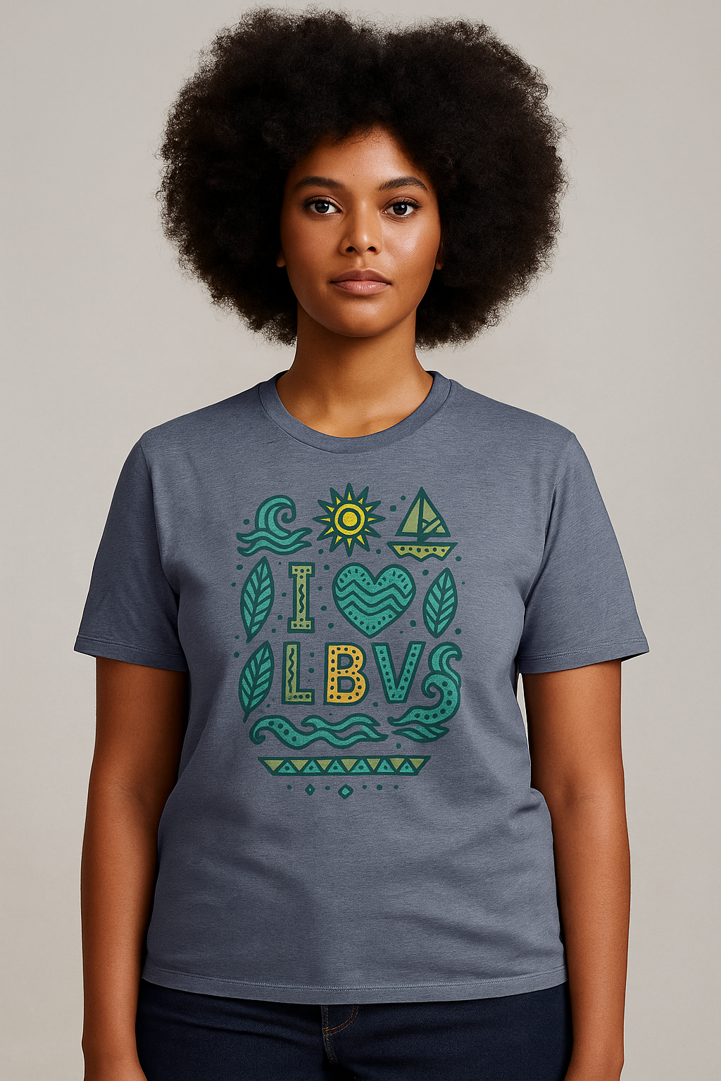 T-shirt « Mèva » – Collection Libreville Royal