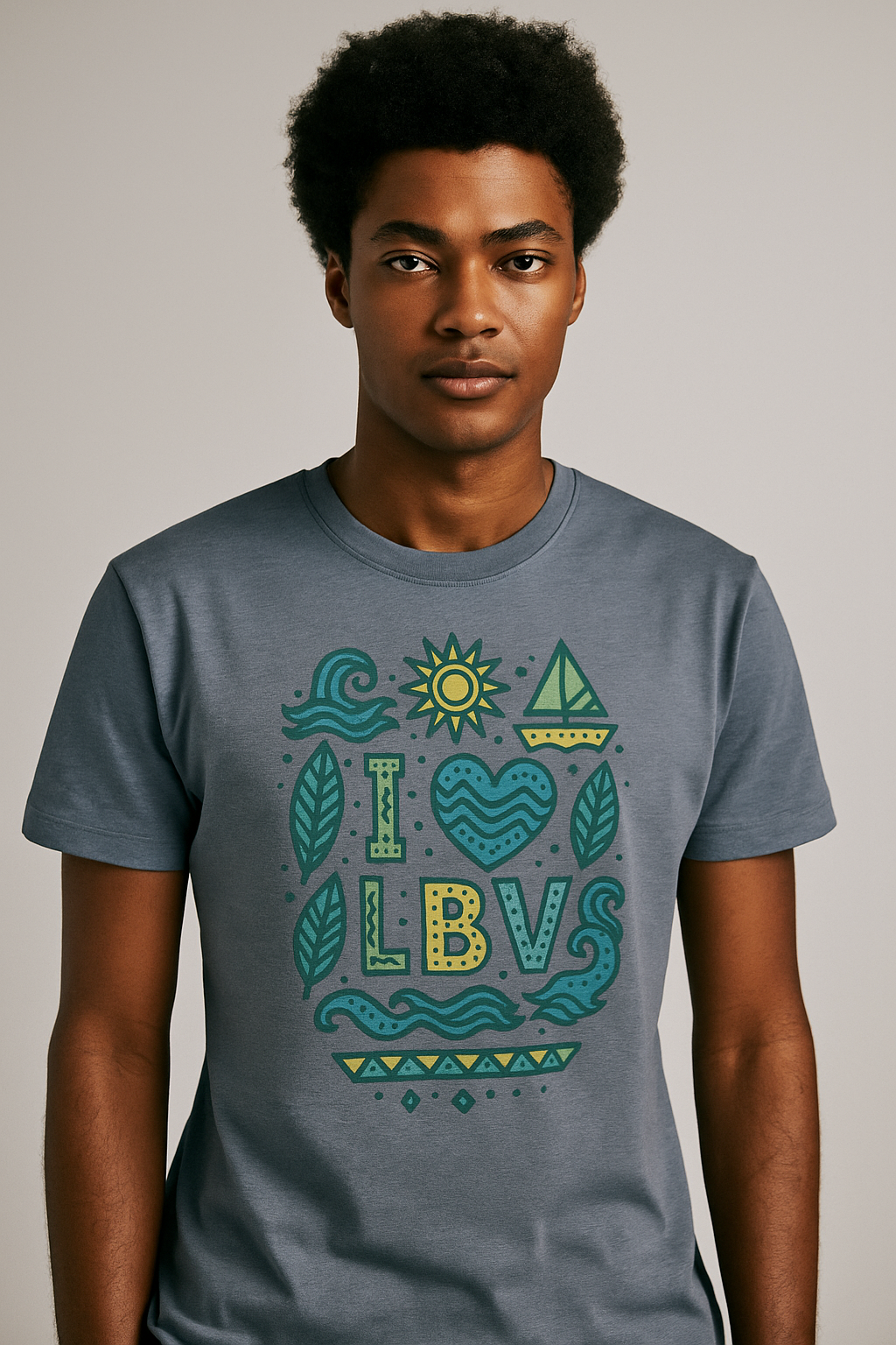 T-shirt « Mèva » – Collection Libreville Royal