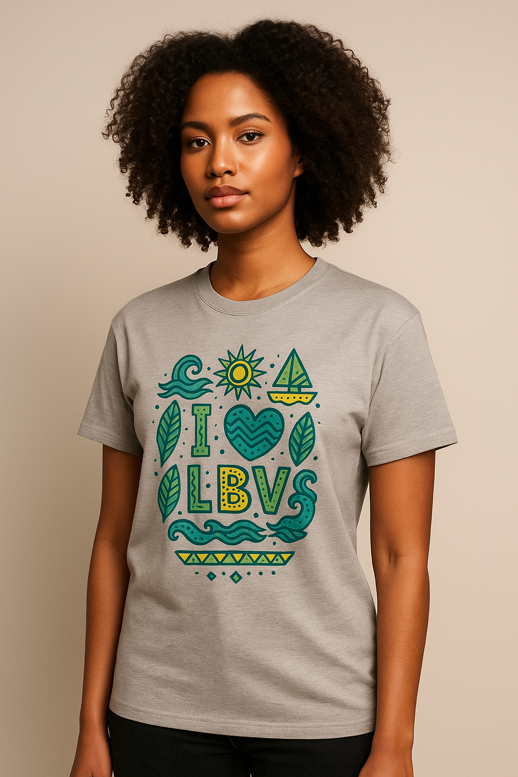 T-shirt « Mèva » – Collection Libreville Royal