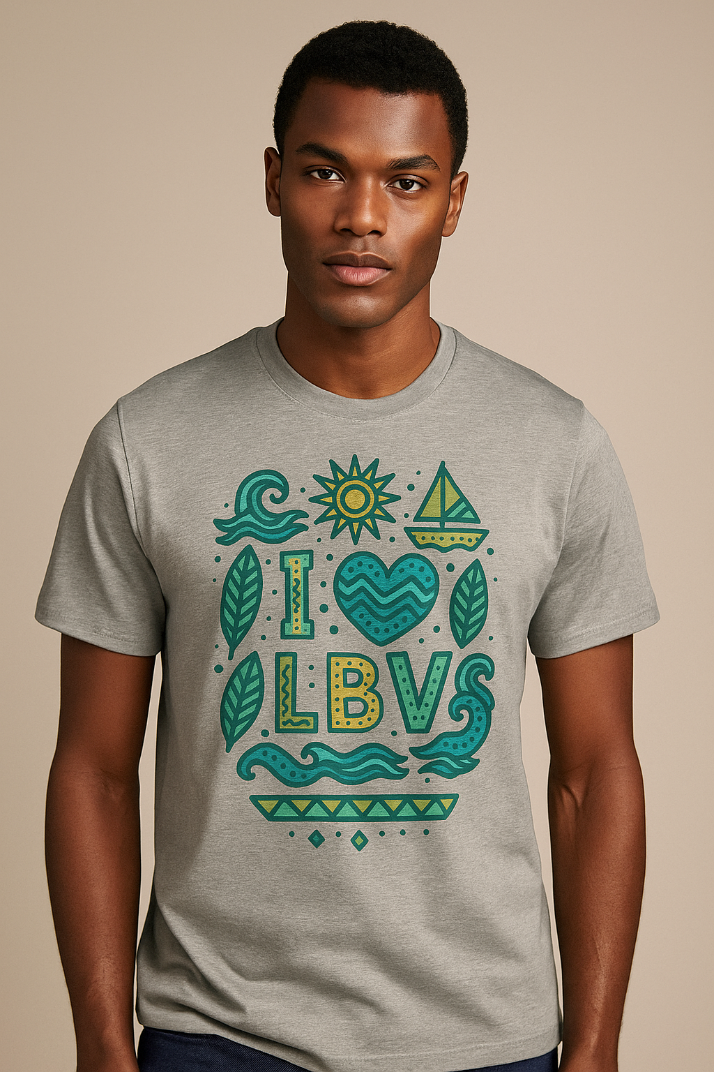 T-shirt « Mèva » – Collection Libreville Royal