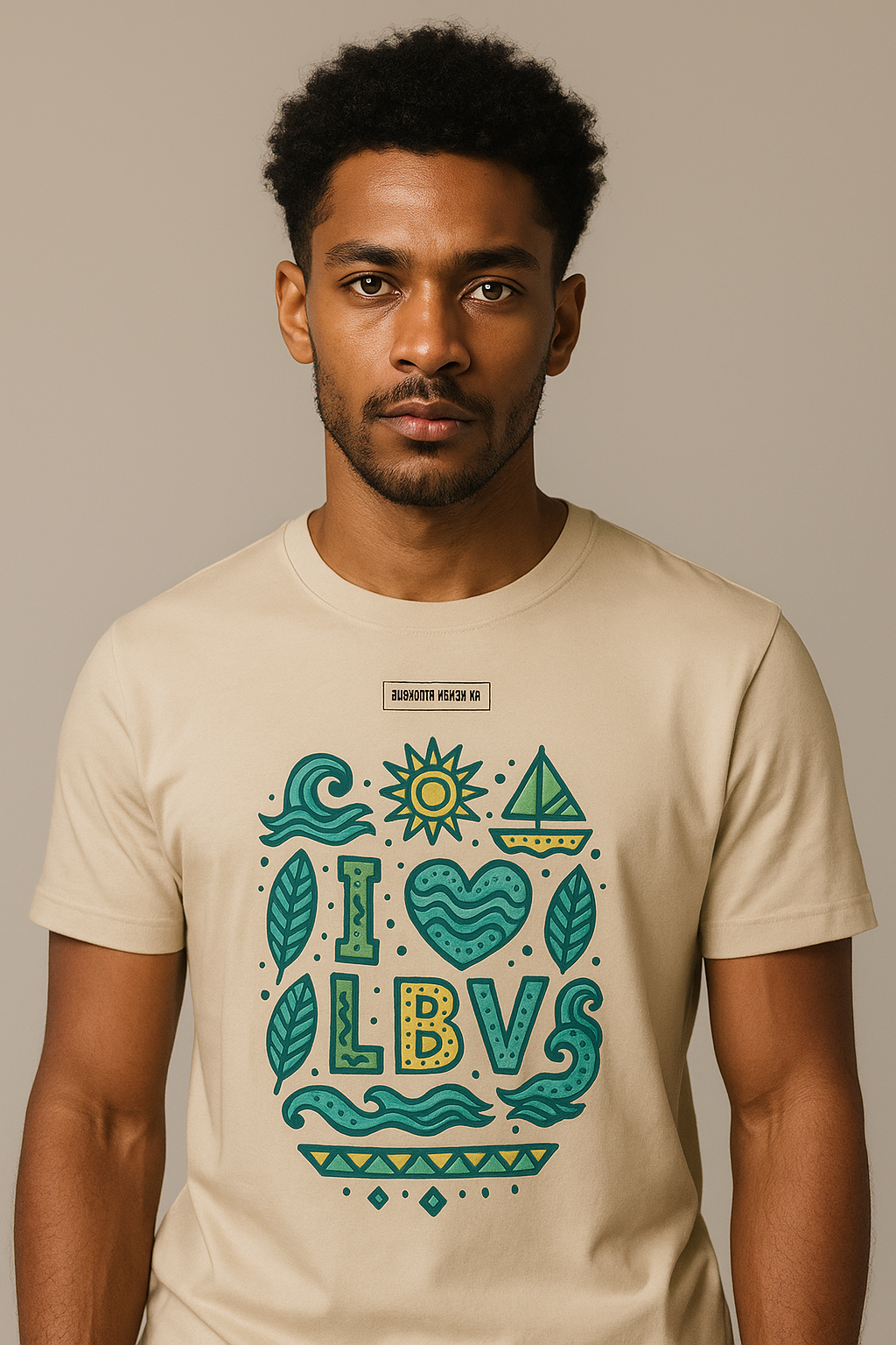 T-shirt « Mèva » – Collection Libreville Royal