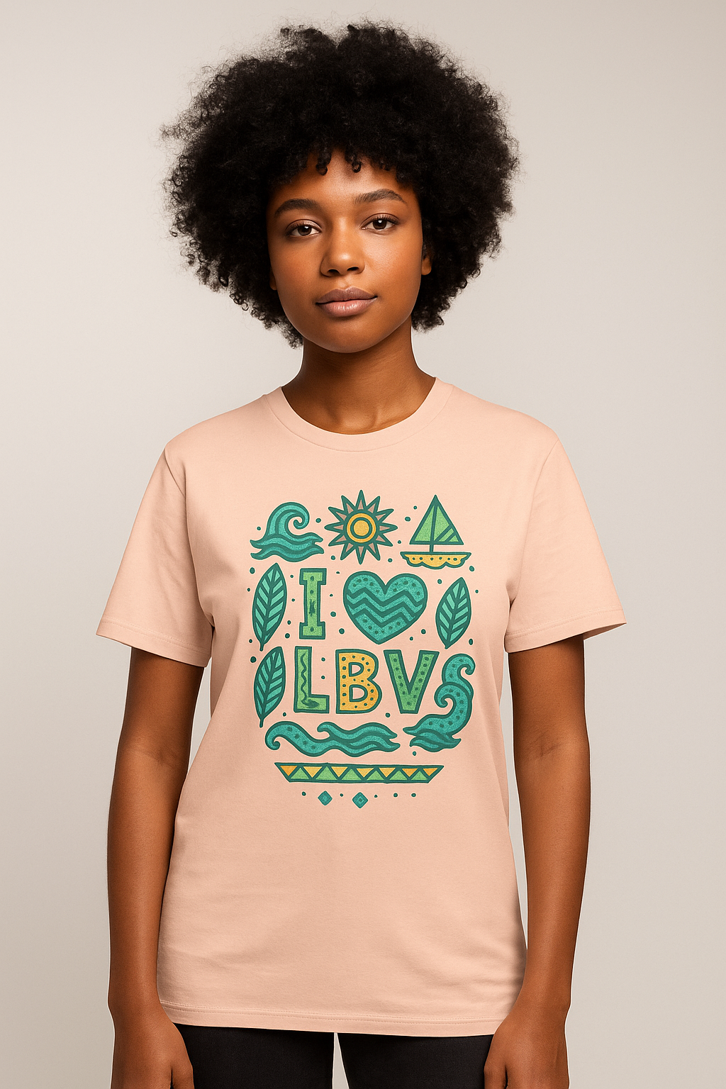 T-shirt « Mèva » – Collection Libreville Royal