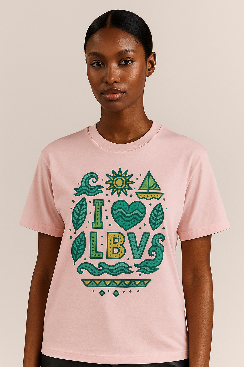 T-shirt « Mèva » – Collection Libreville Royal