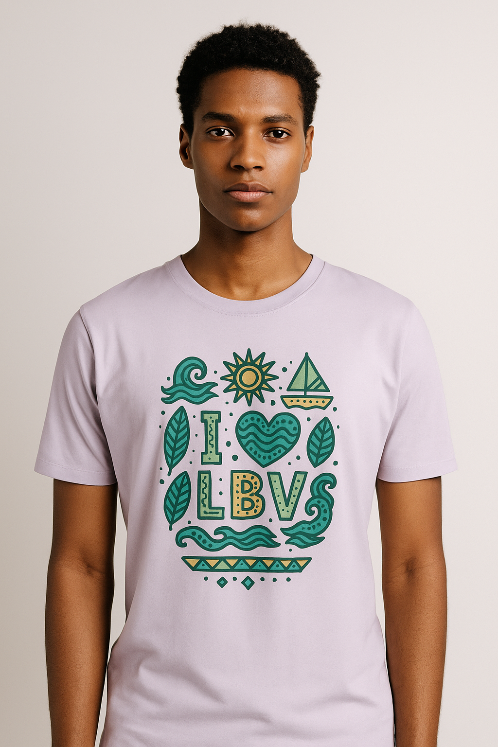 T-shirt « Mèva » – Collection Libreville Royal