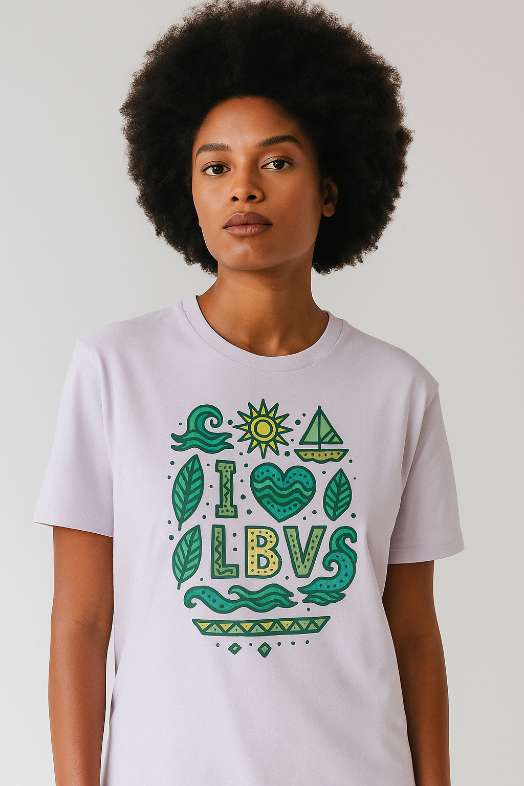 T-shirt « Mèva » – Collection Libreville Royal