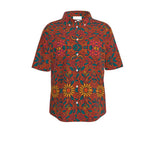 Chemise à manches courtes « Solstice en Fleurs »