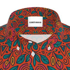 Chemise à manches courtes « Solstice en Fleurs »