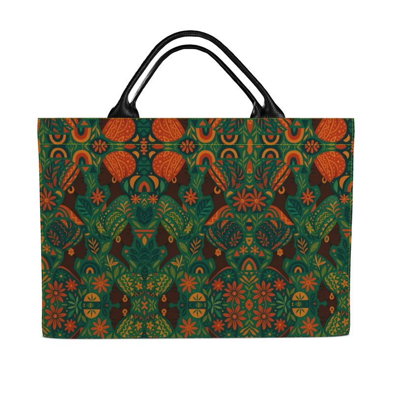 Sac cabas Dzanaï – Grand format imprimé végétal & solaire | Édition limitée