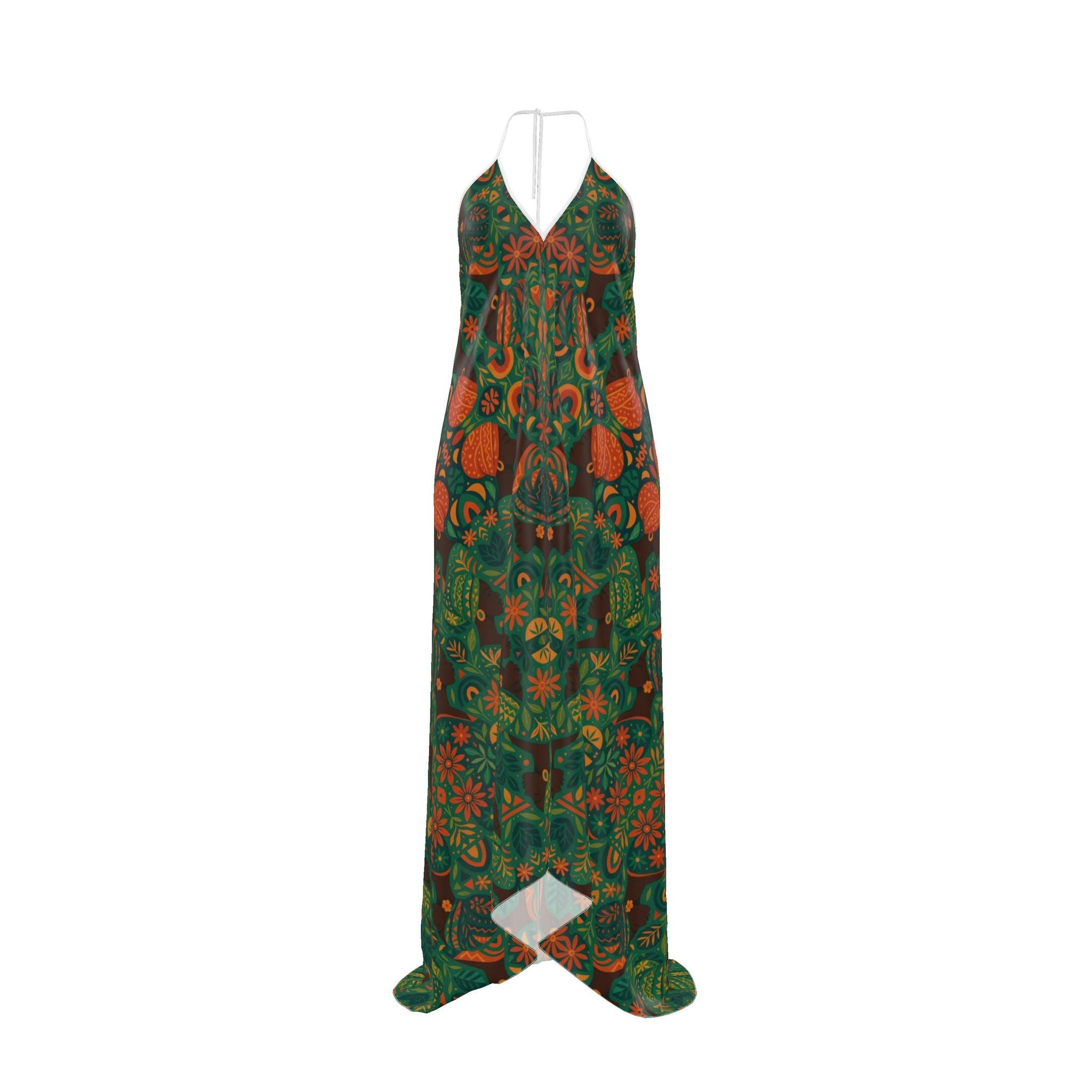 Dzanaï long backless dress