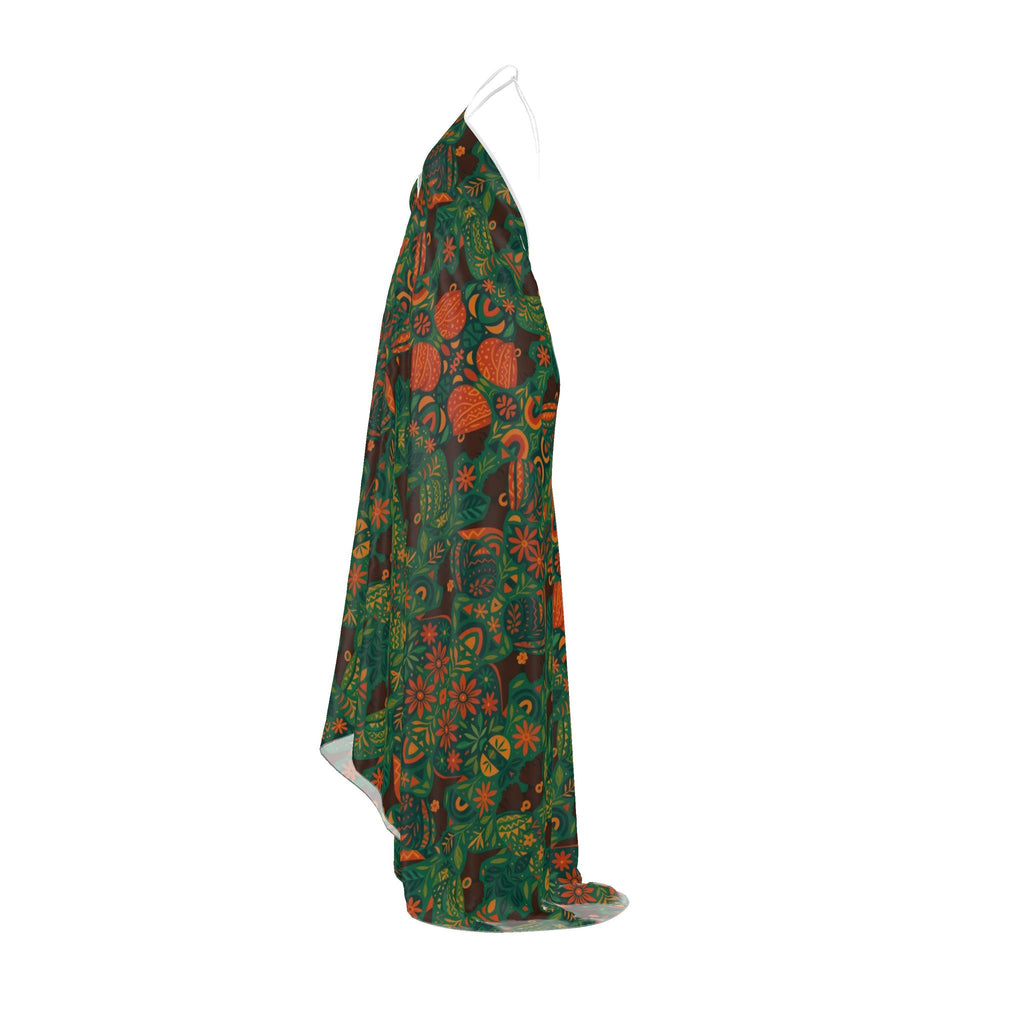 Dzanaï long backless dress