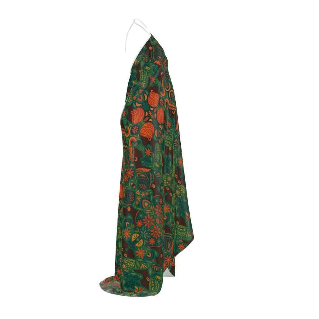 Dzanaï long backless dress