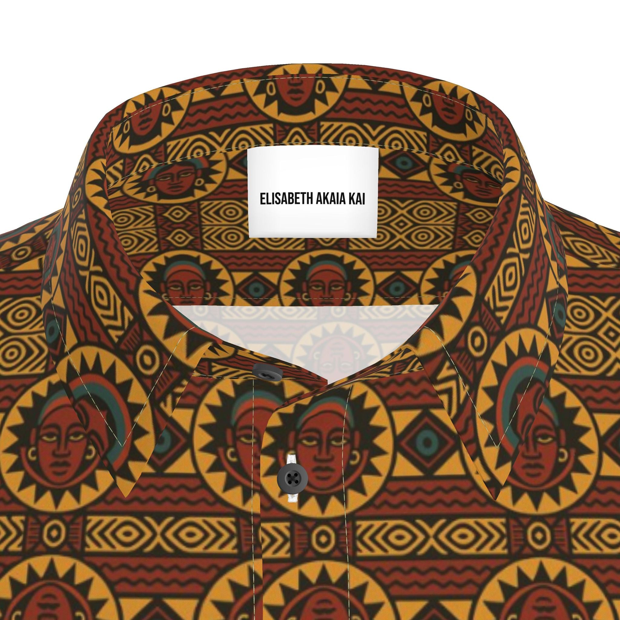 Chemise Kaya Lumina – L’élégance solaire de l’Afro Luxe