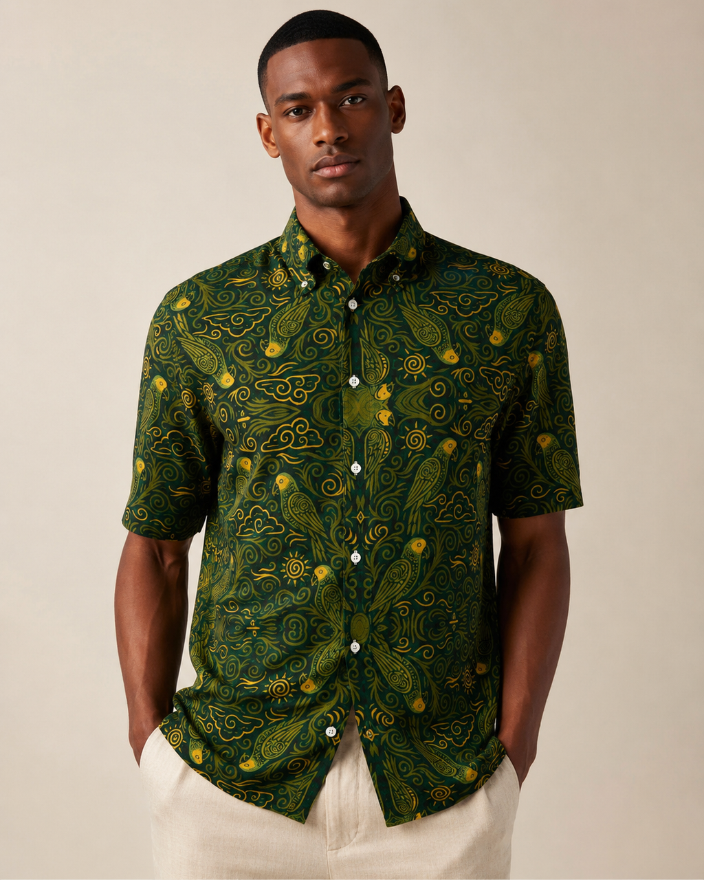 Chemise M'Bani — L'Élégance des Souffles Ancestraux