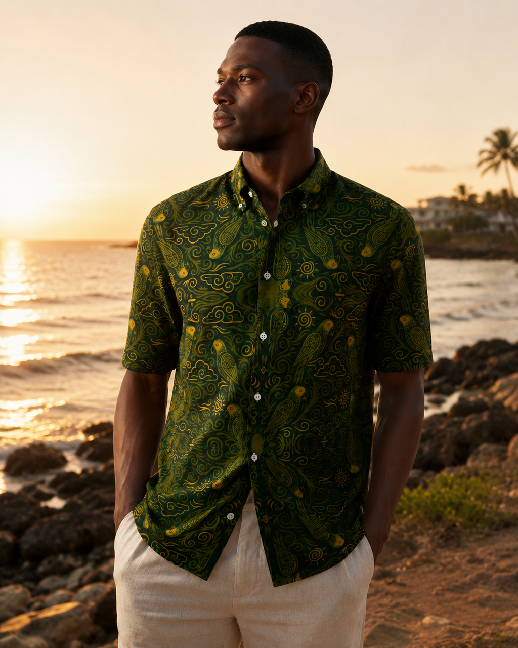 Chemise M'Bani — L'Élégance des Souffles Ancestraux