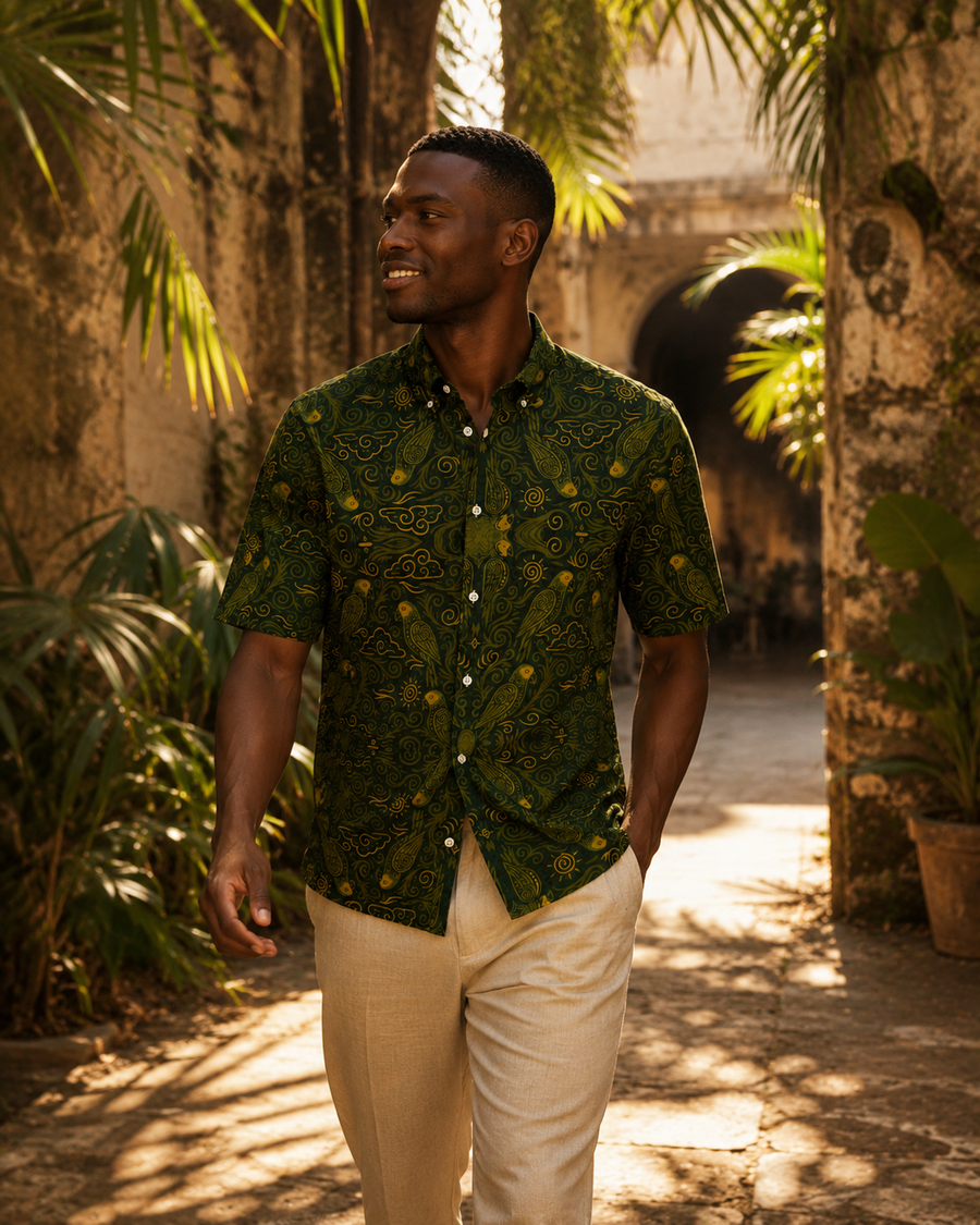 Chemise M'Bani — L'Élégance des Souffles Ancestraux