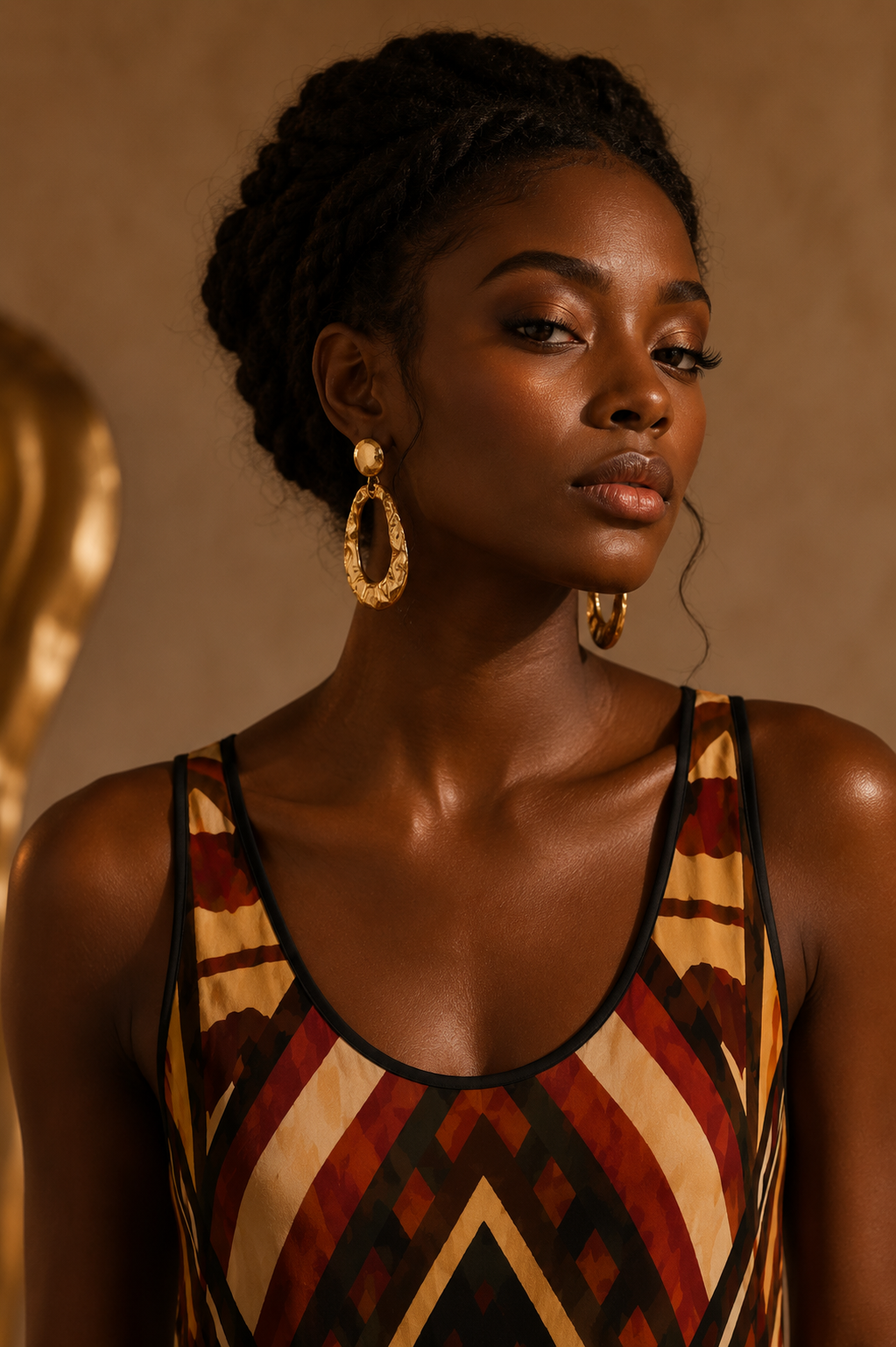 NYARA — Robe Midi Sans Manches