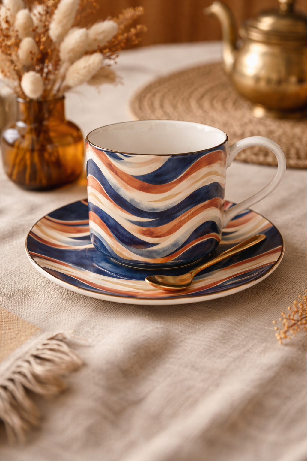 Mbeyla designer cup and saucer