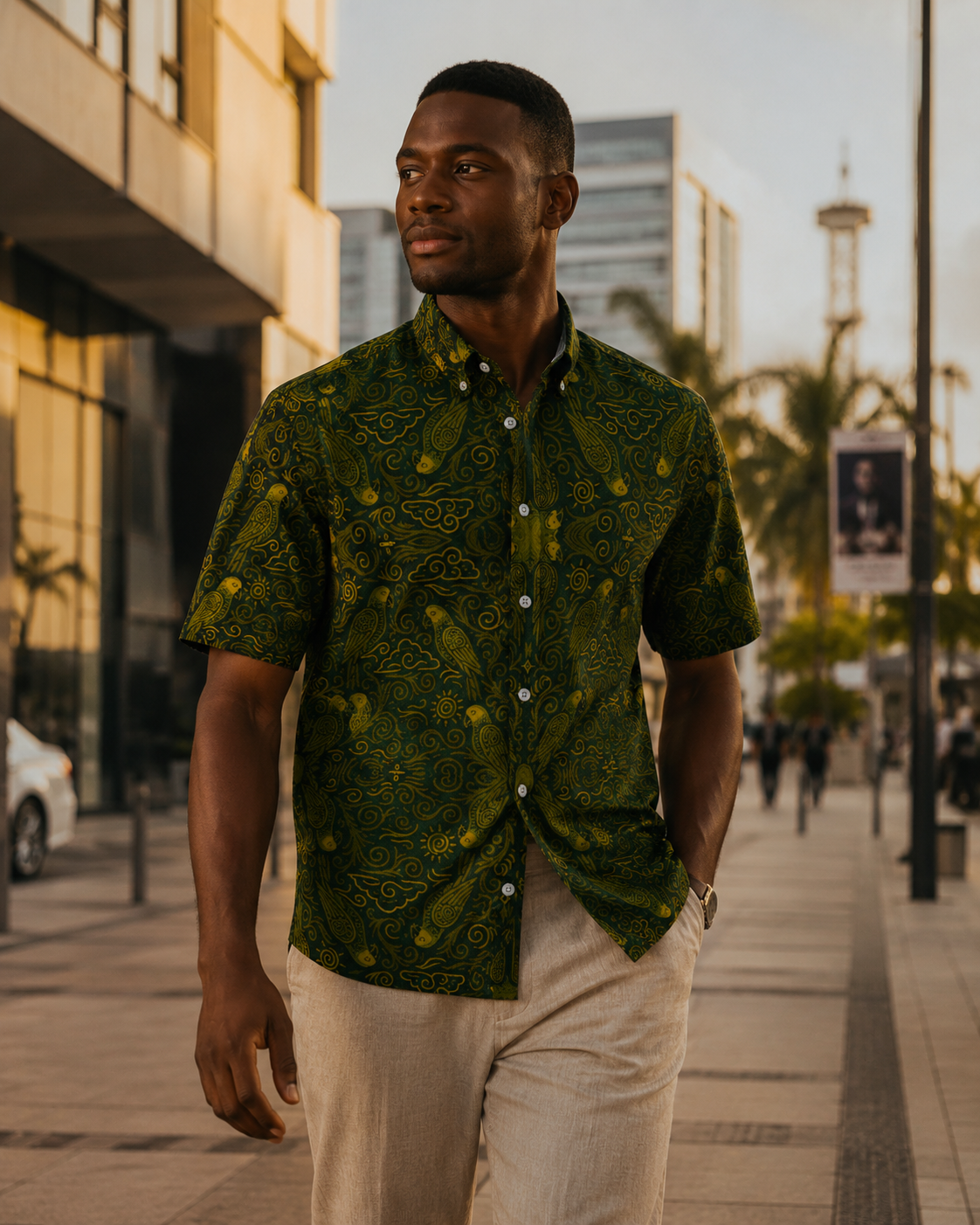 Chemise M'Bani — L'Élégance des Souffles Ancestraux