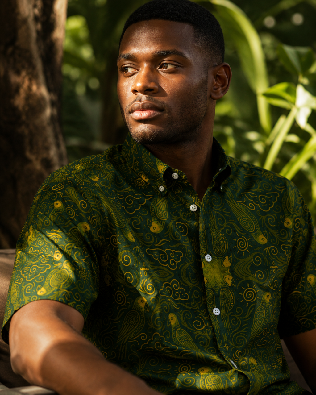 Chemise M'Bani — L'Élégance des Souffles Ancestraux