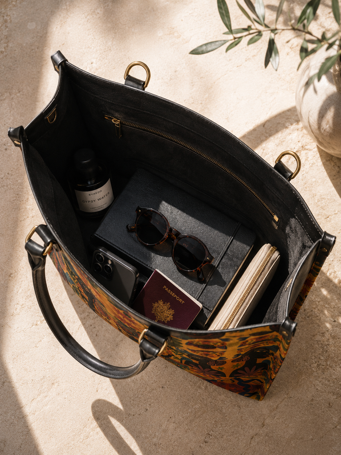 Nzila - Cabas en Cuir Nappa