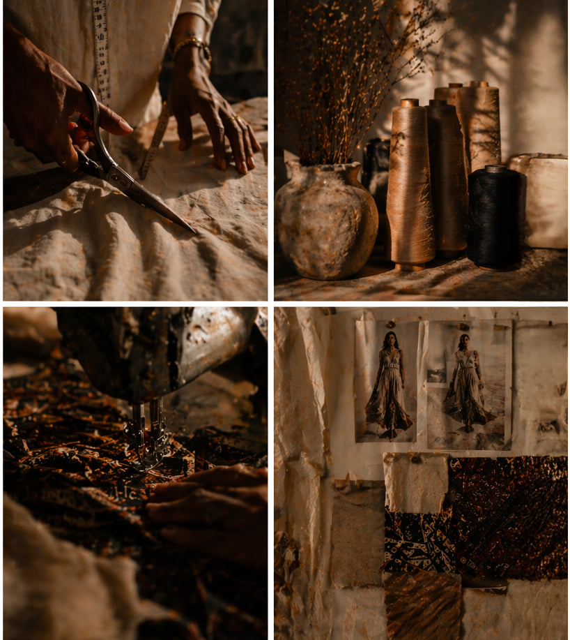 Rien ne se précipite.
La main observe, ajuste, recommence.

Chaque geste est mesuré,
chaque détail pensé avec précision.

Dans cet espace, la matière se transforme lentement…
jusqu’à devenir évidence.