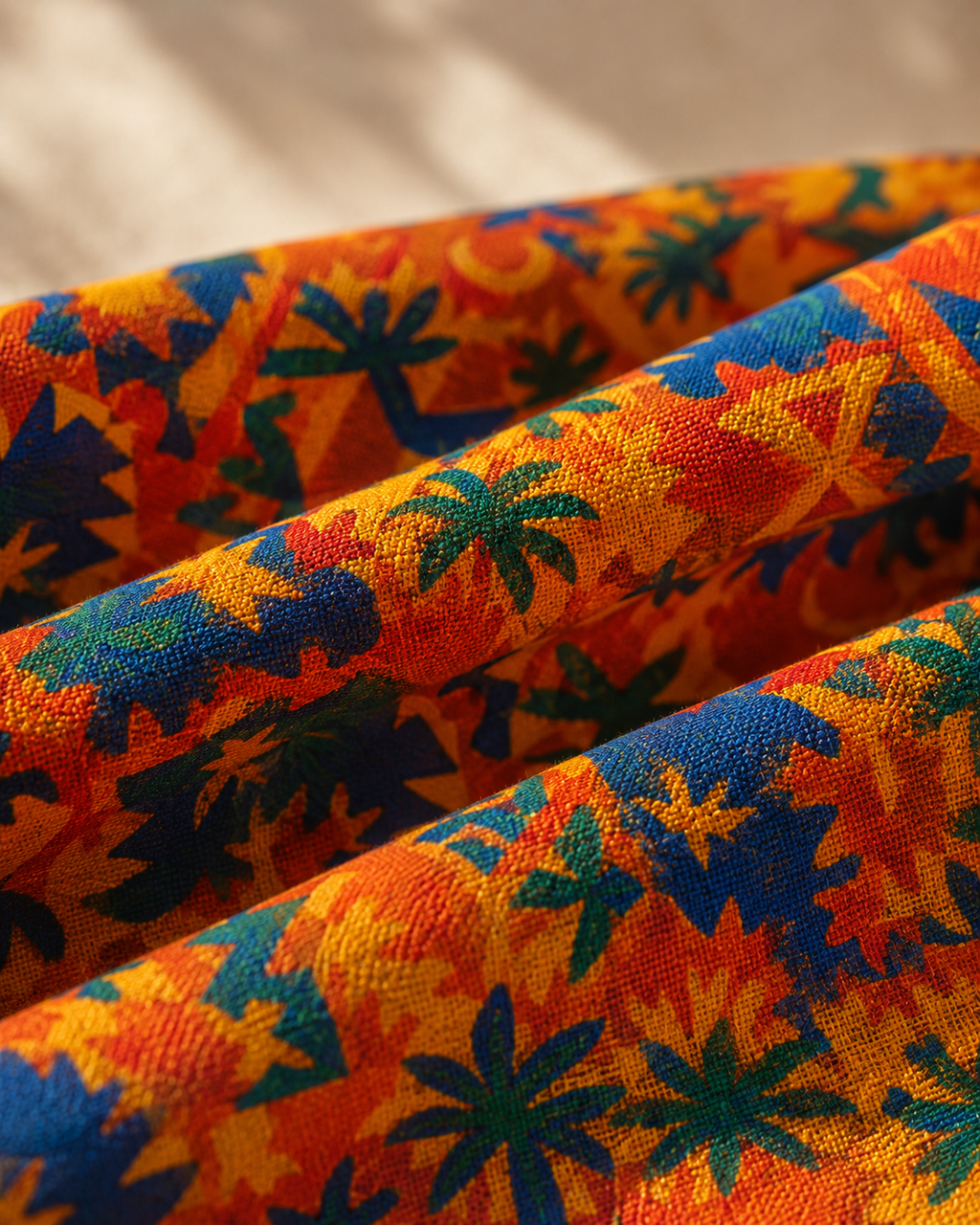 Chaque pagne Élisabeth Akaïa Kaï est imprimé sur un coton soigneusement sélectionné pour sa qualité, sa douceur et son tombé élégant. Sa texture met en valeur la précision des motifs exclusifs et la profondeur des couleurs, offrant un textile pensé pour durer et sublimer chaque création.