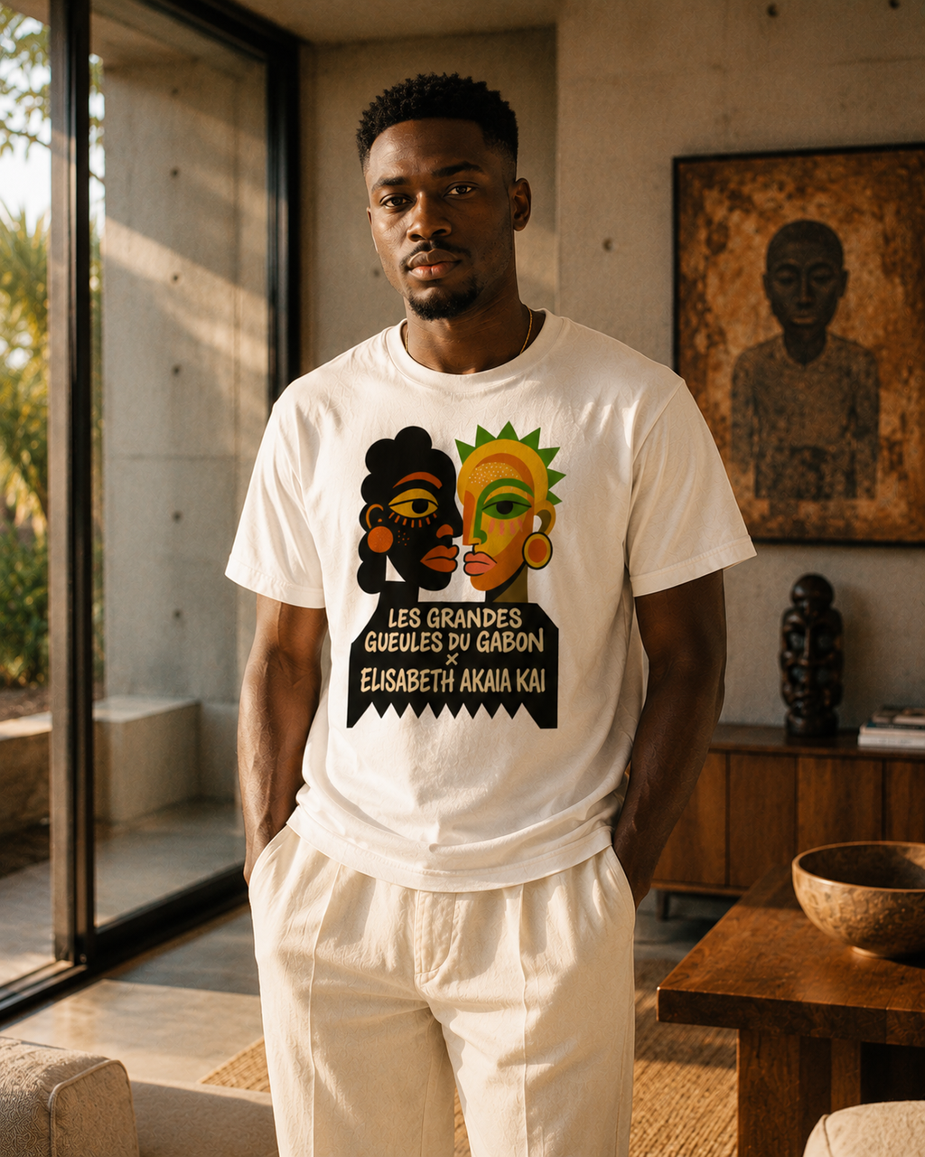 Associé à une architecture contemporaine et à un univers artistique raffiné, MEBOKO affirme une esthétique masculine entre héritage africain et modernité.