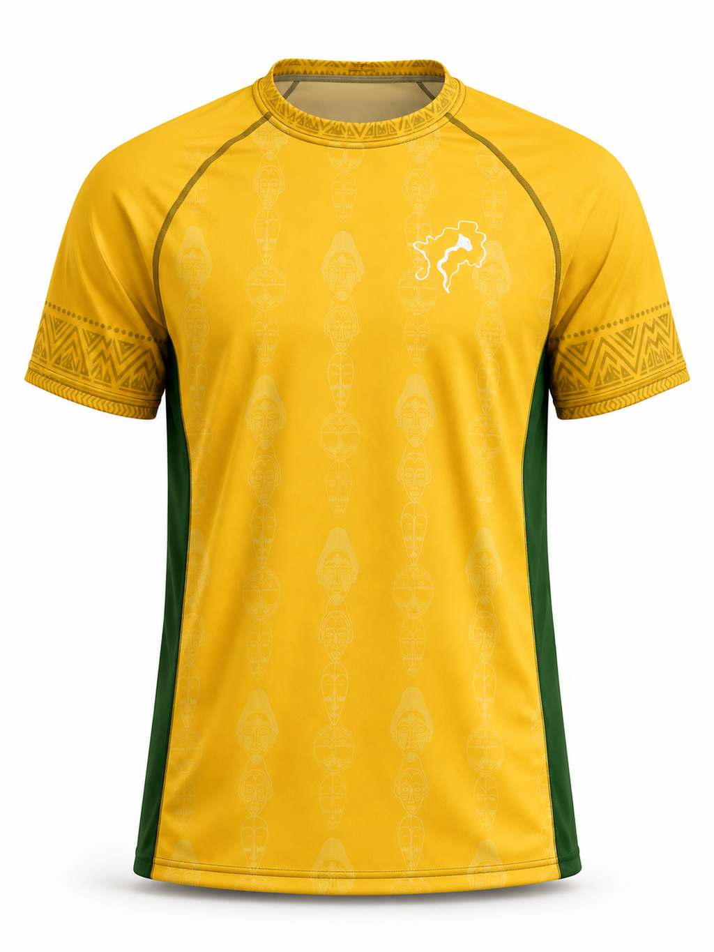 Découvrez le maillot Gabon ÉLISABETH AKAIA KAÏ. Une création afro-luxe associant design contemporain, inspirations culturelles gabonaises et fabrication haut de gamme.
