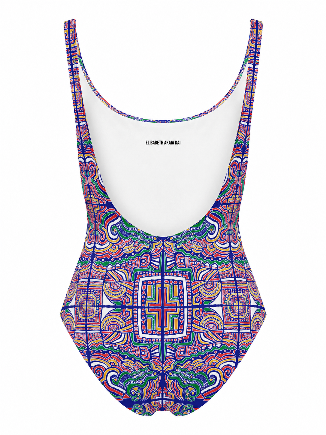Vue arrière du maillot de bain Mebeghe Éternel révélant son dos nu signature et sa coupe sophistiquée adaptée aux moments de détente comme à la baignade.