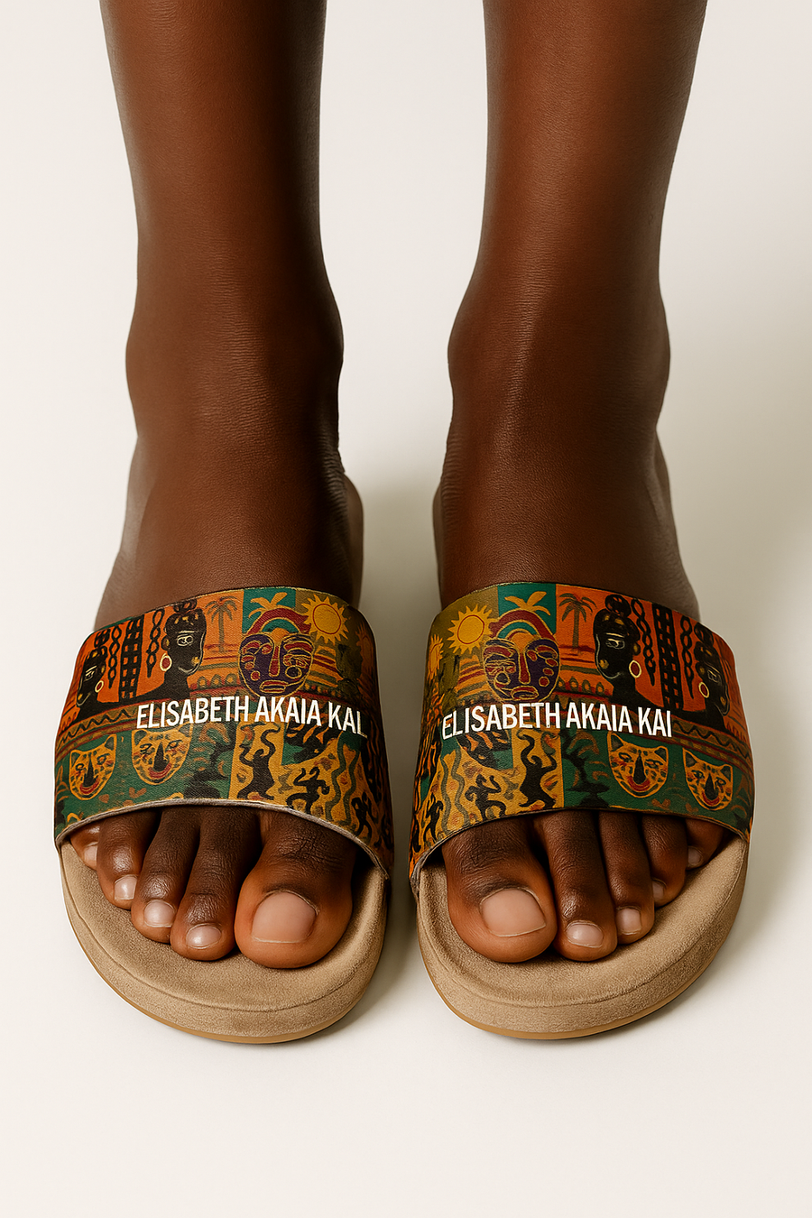 Mules Nzinga – Élégance Afro-Luxe en Mouvement