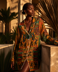 Nzinga - Chemise en Soie