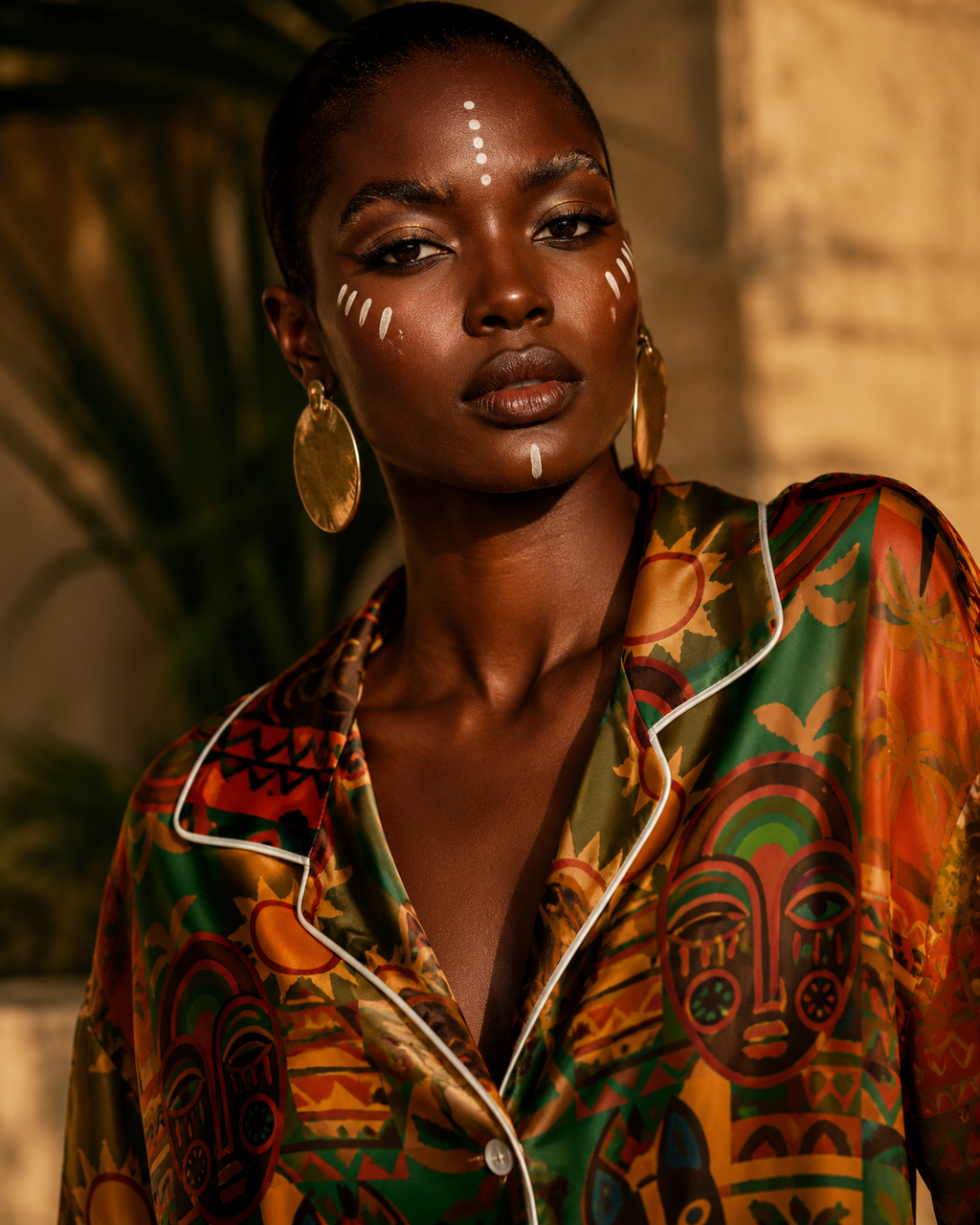 Nzinga - Chemise en Soie