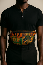 Sac Banane Nzinga – L’Art du Luxe Afro-Chic à Porter