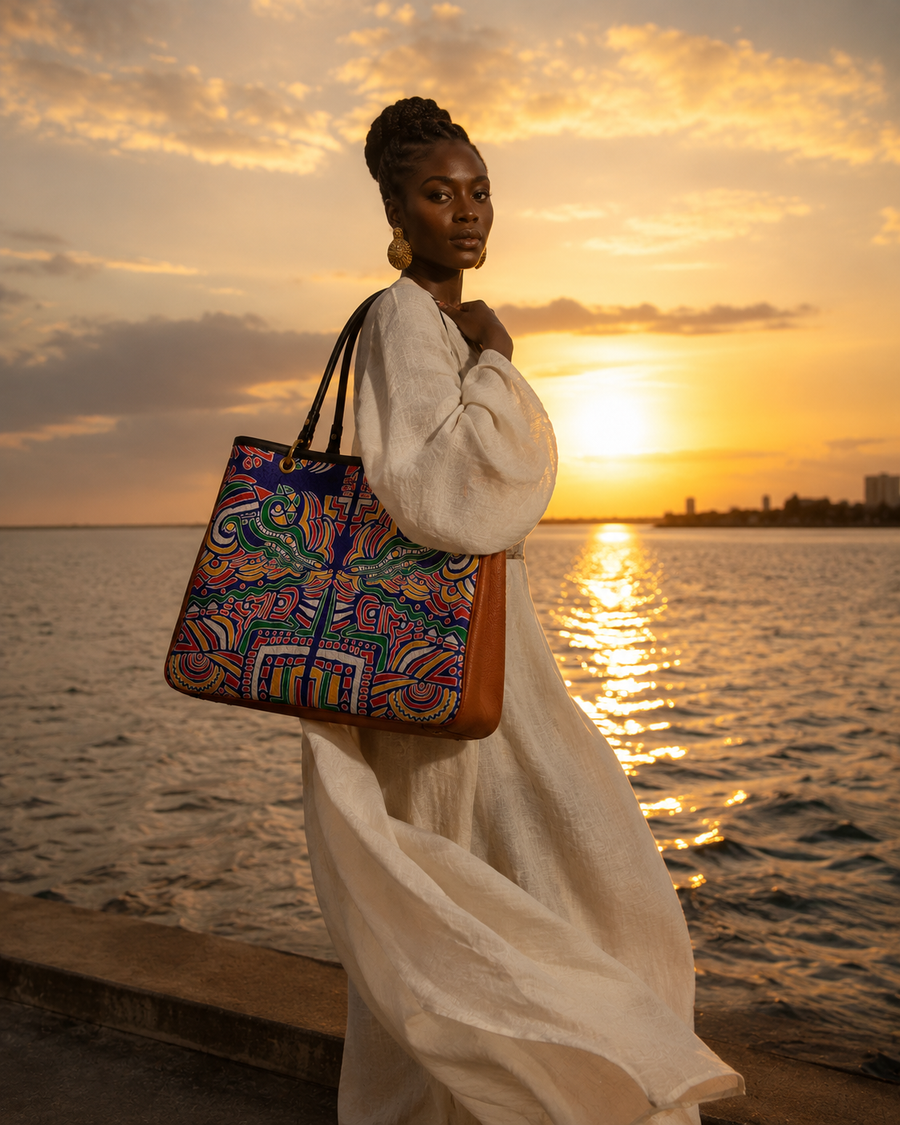 Mebeghe Éternel Talbot – Petit Sac à Main en Cuir