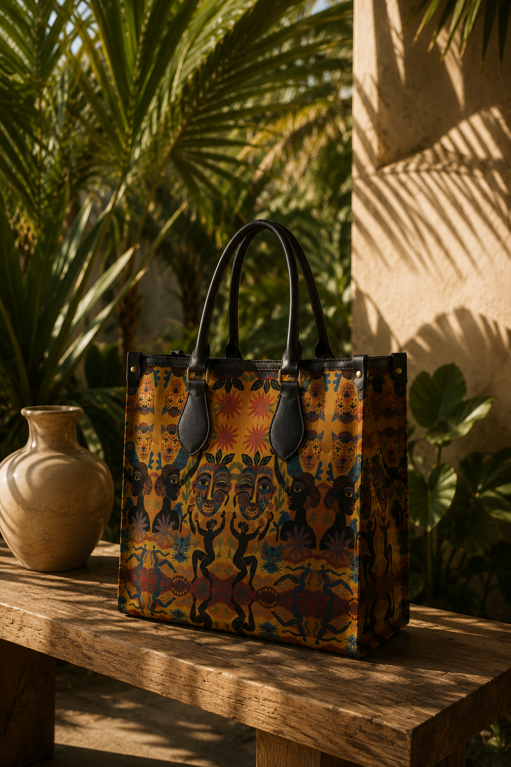 Le sac Nzila s’inscrit dans un art de vivre solaire, entouré de végétation et de matières minérales. Une création Élisabeth Akaïa Kaï en cuir Nappa véritable, réalisée avec soin.