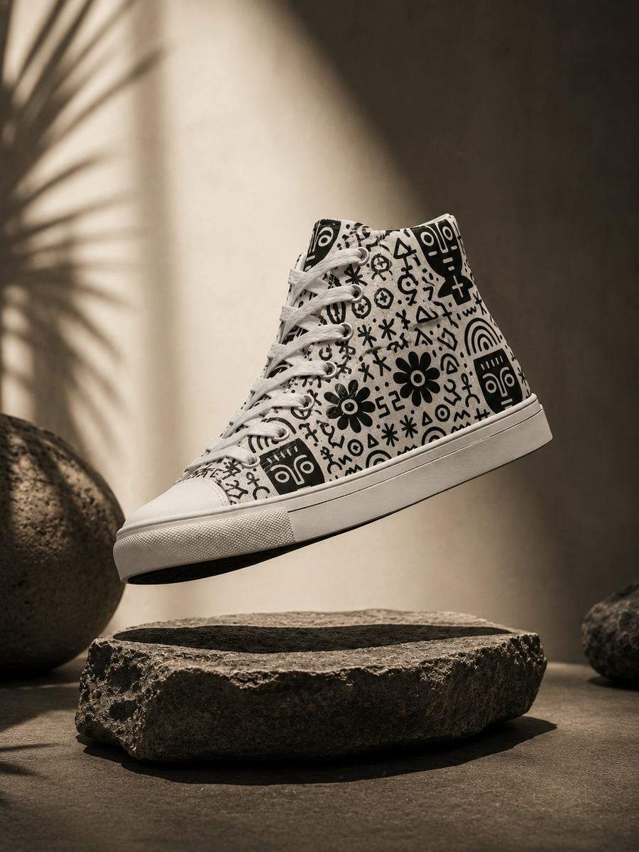 IKARÉ — Sneakers Montantes Artistiques