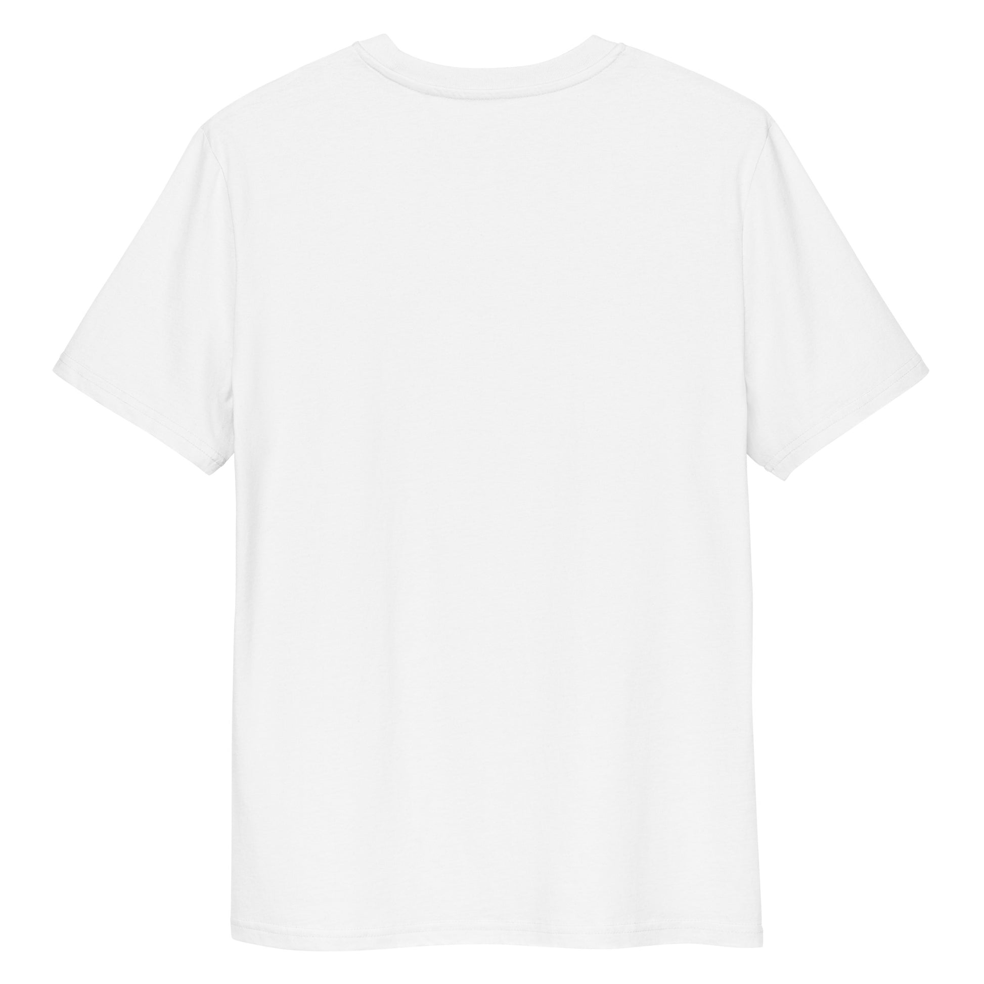 T-shirt Saint-Tropez Elisabeth Akaia Kai – illustration voiliers et palmiers en coton bio arriere